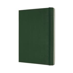 Picture 2 of Notitieboek Moleskine XL 190x250mm blanco hard cover myrtle green