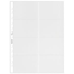 Picture 4 of Showtas Leitz Premium voor visitekaartjes copy safe PP A4 glashelder 10 stuks