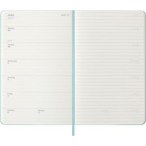 Picture 3 of Agenda 2026 Moleskine 12M Planner Weekly 7dagen/1pagina large hc aquamarine