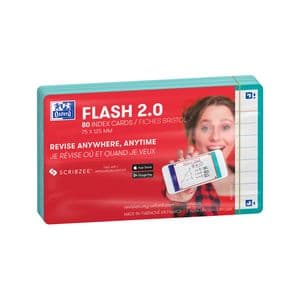 Picture 4 of Flashcard Oxford 2.0 75x125mm 80 vel 250gr lijn mint