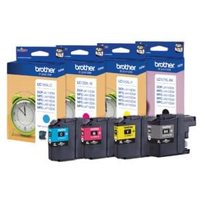 Picture 1 of Inktcartridge Brother LC-127XLVALBP zwart + 3 kleuren