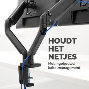 Picture 6 of Monitorarm Fellowes Platinum Series dubbel horizontaal