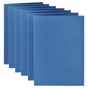 Picture 2 of Correspondentiekaart Papicolor dubbel 105x148mm donkerblauw pak à 6 stuks