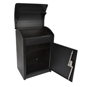 Picture 4 of Pakketbrievenbus Malmo 360x260x505mm zwart