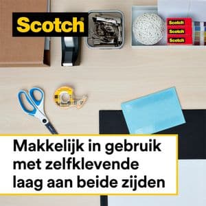 Picture 3 of Plakband Scotch Magic 665 19mmx33m dubbelzijdig