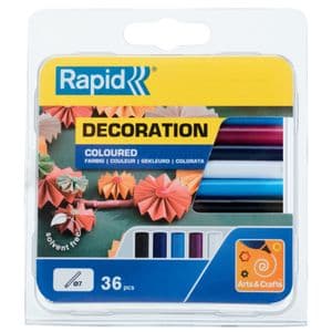 Picture 1 of Lijmpatroon Rapid 7mm 5 kleuren assorti 36 stuks