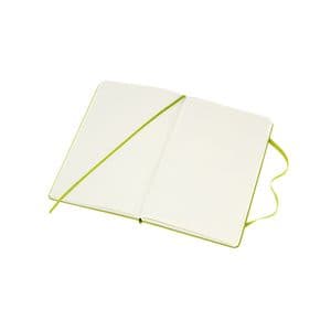 Picture 4 of Notitieboek Moleskine large 130x210mm blanco hard cover lemon green