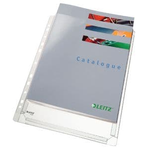 Picture 5 of Harmonica showtas Leitz Premium met perforatiestrip 180µ PVC A4 5 stuks glashelder 5 stuks