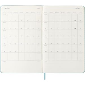 Picture 4 of Agenda 2026 Moleskine 12M Planner Weekly 7dagen/1pagina large hc aquamarine
