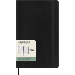 Picture 7 of Agenda 2026 Moleskine 12M Planner Weekly 7dagen/1pagina large sc black