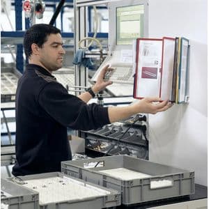 Picture 3 of Wandelement Durable Vario Wall met 10-tassen A4 assorti