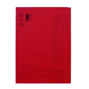Picture 1 of Vouwmap Quantore A4 ongelijke zijde 250gr rood