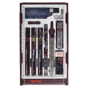 Picture 1 of Tekenset rOtring Isograph Master 10-delig