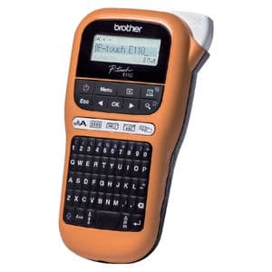 Picture 1 of Labelprinter Brother P-touch TZe PT-E110 draagbaar qwerty 12mm oranje