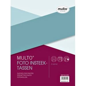 Picture 1 of Fototas Multo A4 23-gaats 4-vaks 10X15cm PP transparant 10 stuks