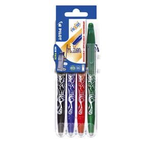 Picture 1 of Rollerpen PILOT friXion medium basis assorti Set2Go à 4 stuks