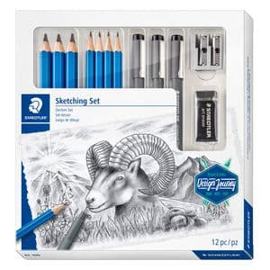 Picture 1 of Potlood Staedtler Design Journey schetsset 12-delig