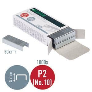 Picture 2 of Nieten Leitz P2 nr.10 verzinkt 1000 stuks