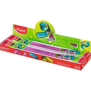 Picture 1 of Liniaal Maped Twist 'n Flex 30cm assorti