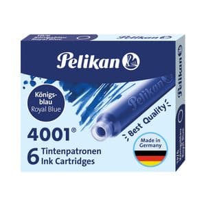 Picture 1 of Inktpatroon Pelikan 4001 koningsblauw 6 stuks