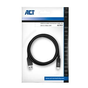 Picture 2 of Kabel ACT USB A 3.2 naar USB-C 2 meter