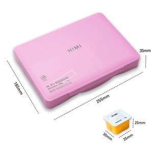 Picture 2 of Gouache HIMI 24 kleuren 30gr opbergbox roze