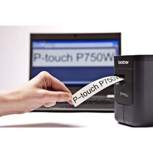 Picture 4 of Labelprinter Brother P-touch TZe PT-P750W desktop 24mm zwart