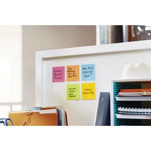 Picture 2 of Memoblok Post-it Z-Note S330 Super Sticky 76x76mm 14+ 2 assorti