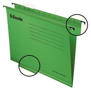 Picture 1 of Hangmap Esselte Classic folio V-bodem 382x240mm groen