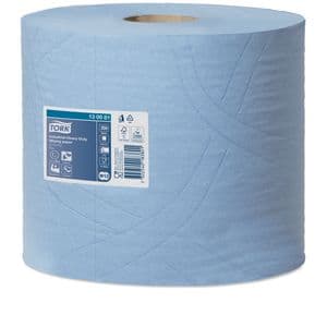 Picture 2 of Poetspapier Tork W2 Heavy-Duty Industrial Premium 3-laags 350 vel blauw 130081