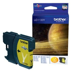 Picture 2 of Inktcartridge Brother LC-1100Y geel