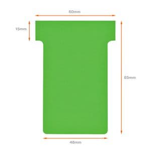 Picture 6 of T-kaart Nobo nr.2 48mm groen 100 stuks