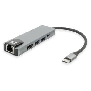 Picture 1 of Dockingstation ACT USB-C 4K voor 1 HDMI monitor