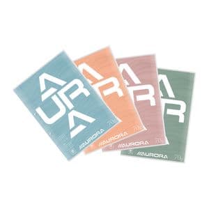 Picture 1 of Cursusblok Aurora A4 ruit 5x5mm 2-gaats 200 pagina's 70gr