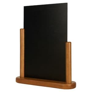 Picture 1 of Krijtbord Securit 323x270x71mm teak hout