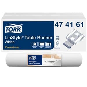 Picture 1 of Tafelloper Tork Linstyle Premium 20 vel wit 474161