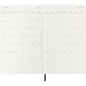 Picture 4 of Agenda 2026 Moleskine 12M Planner Weekly 7dagen/1pagina large sc sapphire blue