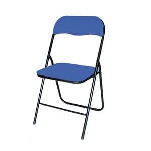 Picture 1 of Klapstoel BRASQ FC100 blauw-zwart