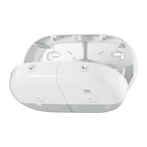 Picture 2 of Toiletpapierdispenser Tork T9 Elevation SmartOne klein duo wit 682000