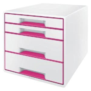 Picture 5 of Ladenblok Leitz WOW 4 laden wit/roze