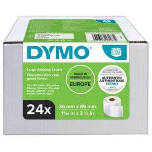 Picture 3 of Etiket Dymo LabelWriter adressering 36x89mm 24 rollen á 260 stuks wit