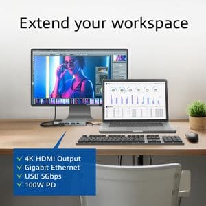 Picture 5 of Dockingstation ACT USB-C 4K voor 1 HDMI monitor