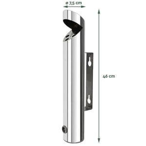 Picture 2 of Asbak BRASQ wand AT200 RVS