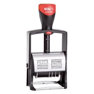 Picture 2 of Woord-datumstempel Colop Heavy Duty 2000/WD Classic Line 12 teksten