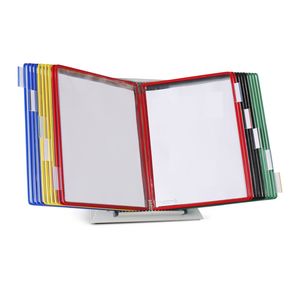 Picture 1 of Zichtpanelensysteem bureau Tarifold metaal A4 met 20-tassen assorti