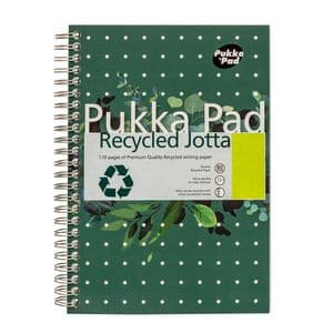 Picture 1 of Notitieboek Pukka Pad Jotta A5 lijn 110 pagina's 80gr groen