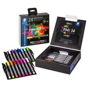 Picture 2 of Brushpen Staedtler PigmentArts set à 24 kleuren