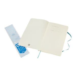 Picture 3 of Notitieboek Moleskine large 130x210mm lijn soft cover reef blue