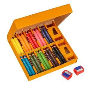 Picture 4 of Kleurpotloden Bickids Multi Surface + 2 puntenslijpers ass 10kl 40st