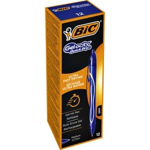 Picture 1 of Gelschrijver Bic Gel-ocity quick dry medium blauw
